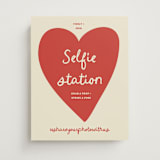 "Big Heart Wedding" - Reception Signs in Cherry by Ani Somi - Front