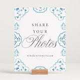 "Almafi" - Reception Signs in Cerulean by Itsy Belle Studio - In Use