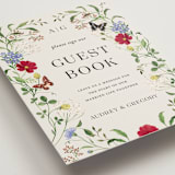 "Wild meadow" - Reception Signs in Elder Flower by Sarah Knight - Detail