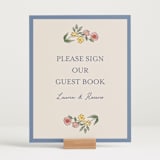 "A wedding in Low Country" - Reception Signs in Cornflower by Chris Griffith - In Use