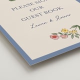 "A wedding in Low Country" - Reception Signs in Cornflower by Chris Griffith - Detail