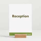 "Portrait Custom" - Reception Signs in Charcoal by Minted Custom - In Use