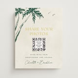 "Coastal Drift" - Reception Signs in Caribbean Citrus by Pixel and Hank - Front