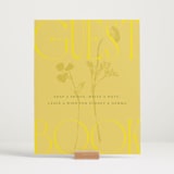 "Bloom" - Reception Signs in Island Citrus by Morgan Kendall - In Use