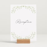 "Flower Garden" - Reception Signs in Spring by Susan Moyal - In Use