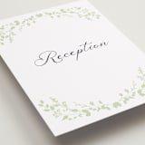 "Flower Garden" - Reception Signs in Spring by Susan Moyal - Detail