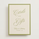 "rory" - Reception Signs in Olive by Ellen Schlegelmilch - Front