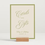 "rory" - Reception Signs in Olive by Ellen Schlegelmilch - In Use