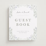 "Delicate Vines" - Reception Signs in Periwinkle by Kristen Smith - Front