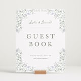 "Delicate Vines" - Reception Signs in Periwinkle by Kristen Smith - In Use