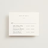 "Together Always" - Multi-Event RSVP Cards in Chiffon by Eric Clegg - Front