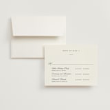 "Together Always" - Multi-Event RSVP Cards in Chiffon by Eric Clegg - RSVP with Envelope