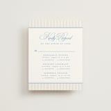 "Patterned florals" - Multi-Event RSVP Cards in Powder by Creo Study - Front