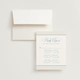 "Patterned florals" - Multi-Event RSVP Cards in Powder by Creo Study - RSVP with Envelope