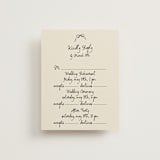 "Inkwoven" - Multi-Event RSVP Cards in Tuxedo by Jelena Vuletic - Front