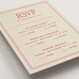 "cherry" - Multi-Event RSVP Cards in Cherry by Ellen Schlegelmilch - Detail