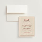 "cherry" - Multi-Event RSVP Cards in Cherry by Ellen Schlegelmilch - RSVP with Envelope