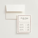 "Two Hearts" - Multi-Event RSVP Cards in Lily by Pati Cascino - RSVP with Envelope