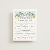 "Going to the Chapel" - Multi-Event RSVP Cards in Meadow by Paper Sun Studio - Front