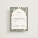 "Aster" - Multi-Event RSVP Cards in Garden by Itsy Belle Studio - Front
