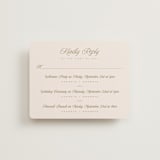 "Felicity" - Multi-Event RSVP Cards in Pearl by Leah Bisch - Front