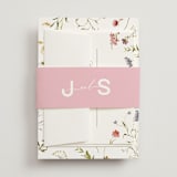 "Untied" - Multi-Event RSVP Cards in Sherbert by Erin Hodges - Assembled with Belly Band