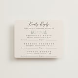 "Paradise" - Multi-Event RSVP Cards in Forest by Petra Kern - Front