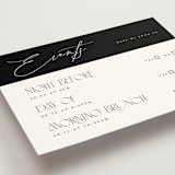 "Everly" - Multi-Event RSVP Cards in Pearl by Christie Garcia - Detail