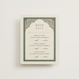 "Century" - Multi-Event RSVP Cards in Robin's Egg by Jen Owens - Front