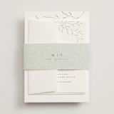"tortina" - Multi-Event RSVP Cards in Aqua Mist by chocomocacino - Assembled with Belly Band