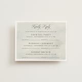 "Countryside" - Multi-Event RSVP Cards in Emerald by Petra Kern - Front