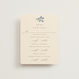 "Nilgiri" - Multi-Event RSVP Cards in Blueberry by Creo Study - Front
