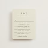 "Glide" - Multi-Event RSVP Cards in Porcelain by Jennifer Postorino - Front