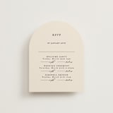 "Infinite" - Multi-Event RSVP Cards in Ivory by Angela Thompson - Front