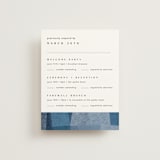 "denim patchwork" - Multi-Event RSVP Cards in Seaside by Carrie Moradi - Front