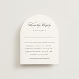 "Classically Elegant" - Multi-Event RSVP Cards in Snow by Brandy Folse - Front