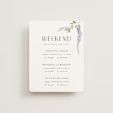 "Enchanted Evening" - Multi-Event RSVP Cards in Lavender by Design Lotus - Front