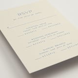 "Brooklyn" - Multi-Event RSVP Cards in Cerulean by Ellen Schlegelmilch - Detail