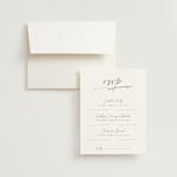 "Full Photo" - Multi-Event RSVP Cards in Chiffon by Orasie - RSVP with Envelope