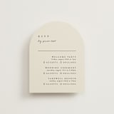 "Simply" - Multi-Event RSVP Cards in Linen by Brianne Larsen - Front