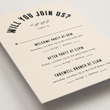 "Spin" - Multi-Event RSVP Cards in Cream by Pixel and Hank - Detail