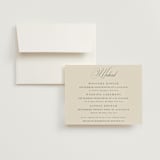 "Wonderful Tonight" - Multi-Event RSVP Cards in Oreo Creme by Design Lotus - RSVP with Envelope