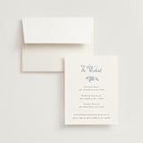 "Sweethearts" - Multi-Event RSVP Cards in Periwinkle by Design Lotus - RSVP with Envelope