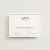 "Dotted Classic" - Multi-Event RSVP Cards in Hydrangea by Carolyn MacLaren - Front
