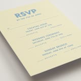 "Sienna" - Multi-Event RSVP Cards in Skyblue by Ellen Schlegelmilch - Detail