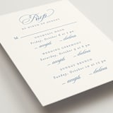 "Aristocratic" - Multi-Event RSVP Cards in Sky by Creo Study - Detail