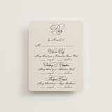 "Old Fashioned" - Multi-Event RSVP Cards in Night by Ani Somi - Front