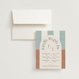 "Trois" - Multi-Event RSVP Cards in Almond by Blustery August - RSVP with Envelope