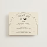 "Sealed" - Multi-Event RSVP Cards in Daisy by Baumbirdy - Front