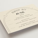 "Sealed" - Multi-Event RSVP Cards in Daisy by Baumbirdy - Detail